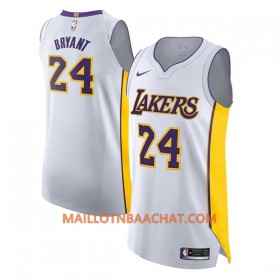 Maillot NBA Los Angeles Lakers Kobe Bryant 24 Nike 2017-18 Blanc Swingman - Homme